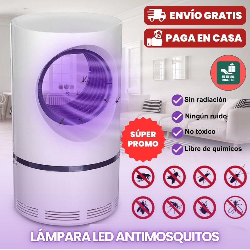 LAMPARA LED MATA MOSQUITOS SEGURA PARA TUS HIJOS Y MACOSTAS  [PAGO CONTRA ENTREGA]