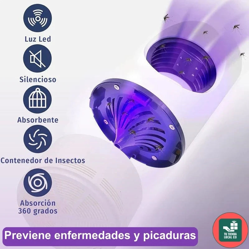 LAMPARA LED MATA MOSQUITOS SEGURA PARA TUS HIJOS Y MACOSTAS  [PAGO CONTRA ENTREGA]